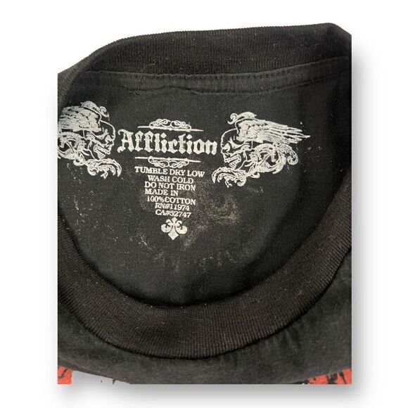 Affliction Motorcycle T Shirt Size Small - Picture 2 of 6